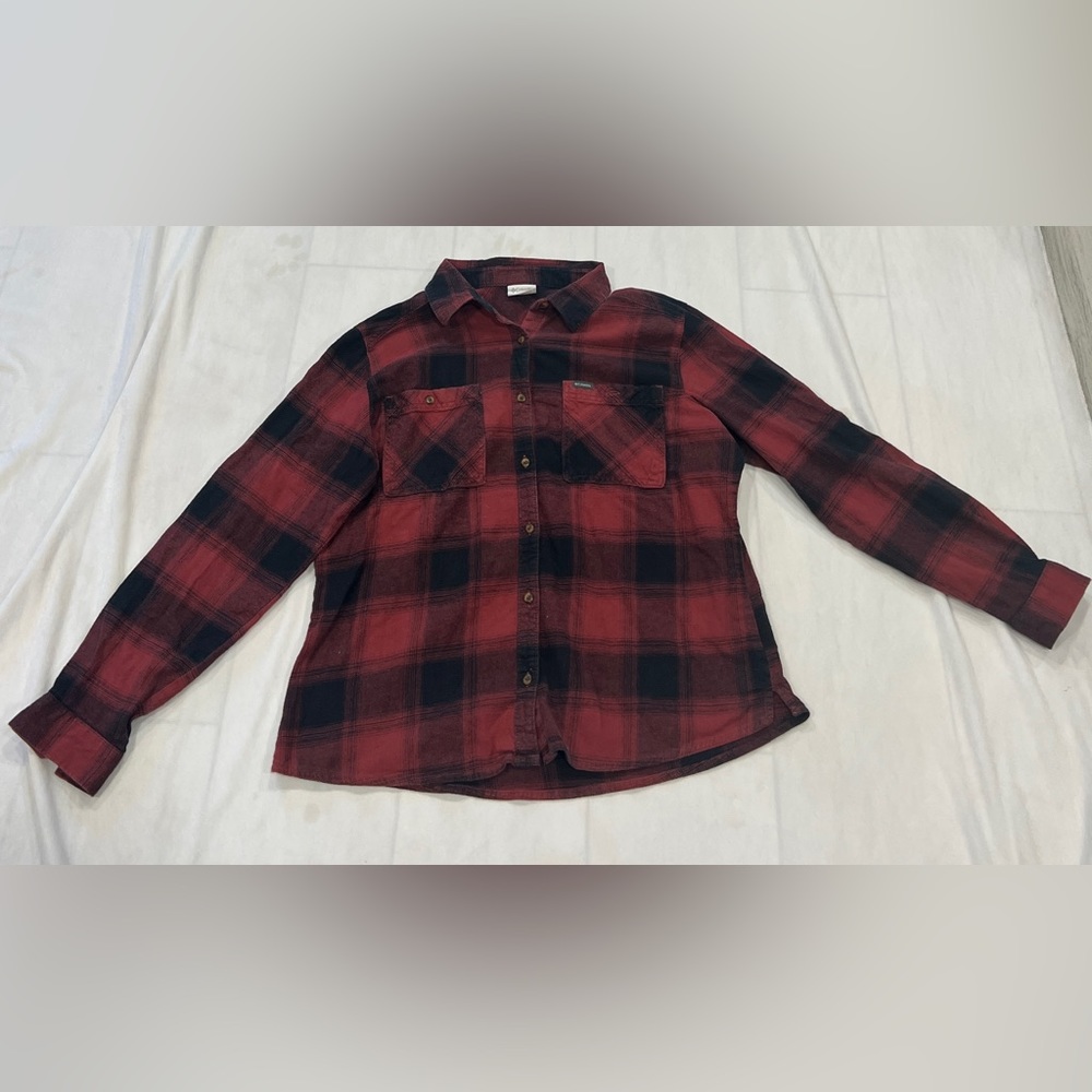 Women Columbia flannel xl